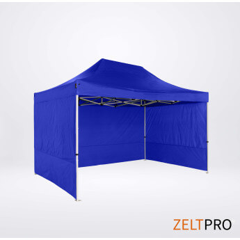 Faltpavillon 3x2 Blau Zeltpro PROFRAME 4