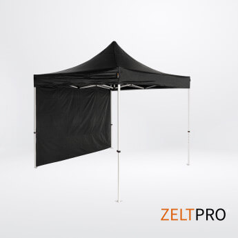 Faltpavillon 3x3 Schwarz Zeltpro PROFRAME 3