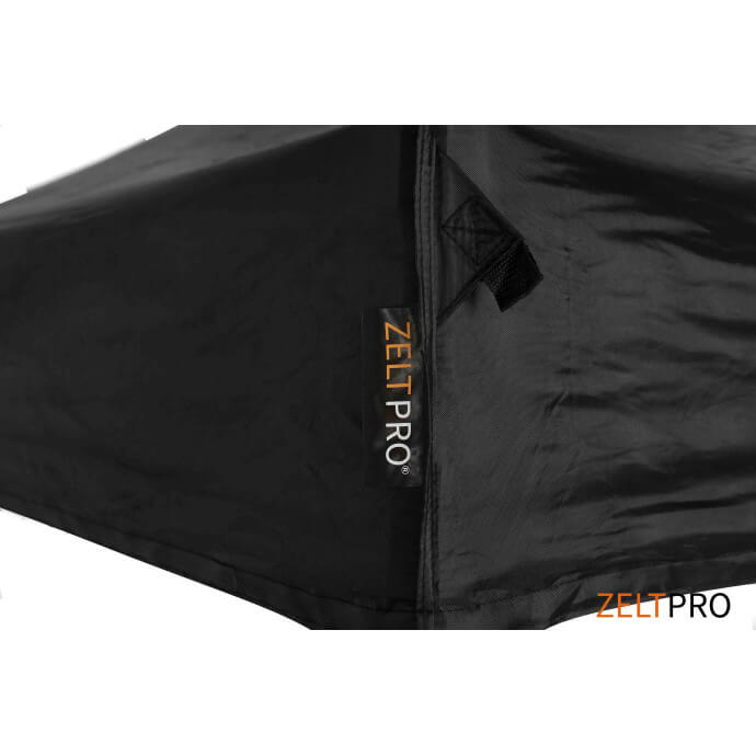 Faltpavillon 3x3 Schwarz Zeltpro PROFRAME 12