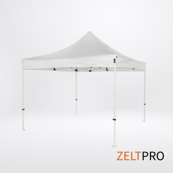 Faltpavillon 3x3 Weiß Zeltpro PROFRAME 2