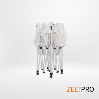 Faltpavillon 3x3 Weiß Zeltpro PROFRAME 8