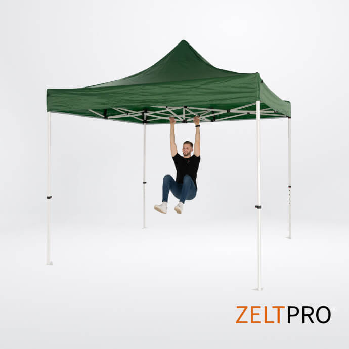 Faltpavillon 3x3 Grün Zeltpro PROFRAME 3