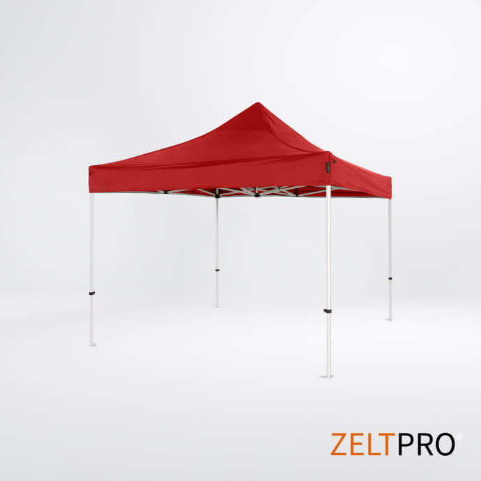 Faltpavillon 3x3 Rot Zeltpro PROFRAME 2