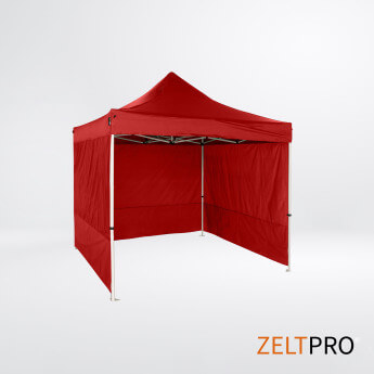 Faltpavillon 3x3 Rot Zeltpro PROFRAME 4