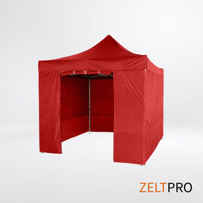 Faltpavillon 3x3 Rot Zeltpro PROFRAME 5