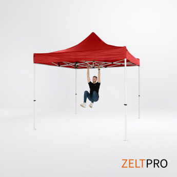 Faltpavillon 3x3 Rot Zeltpro PROFRAME 6
