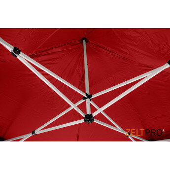 Faltpavillon 3x3 Rot Zeltpro PROFRAME 13