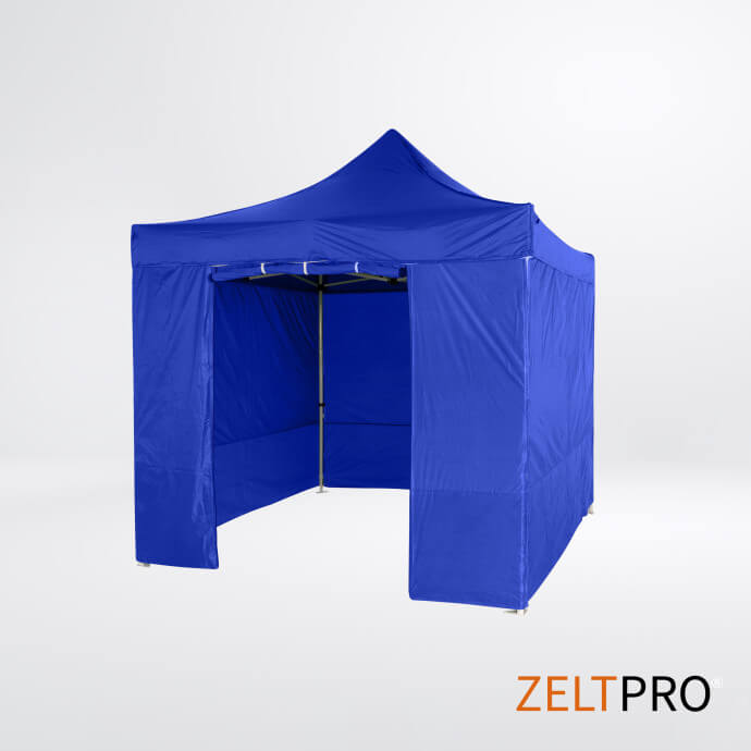 Faltpavillon 3x3 Blau Zeltpro PROFRAME 5