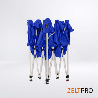 Faltpavillon 3x3 Blau Zeltpro PROFRAME 7