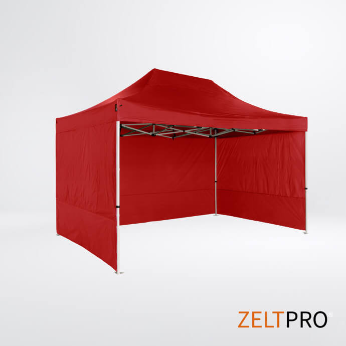 Faltpavillon 3x4,5 Rot Zeltpro PROFRAME 4