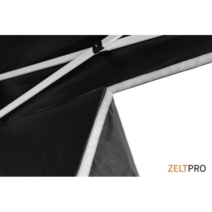 Faltpavillon 3x4,5 Schwarz Zeltpro PROFRAME 12