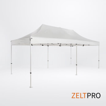 Faltpavillon 3x6 Weiß Zeltpro PROFRAME 2