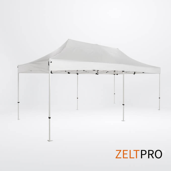 Faltpavillon 3x6 Weiß Zeltpro PROFRAME 2
