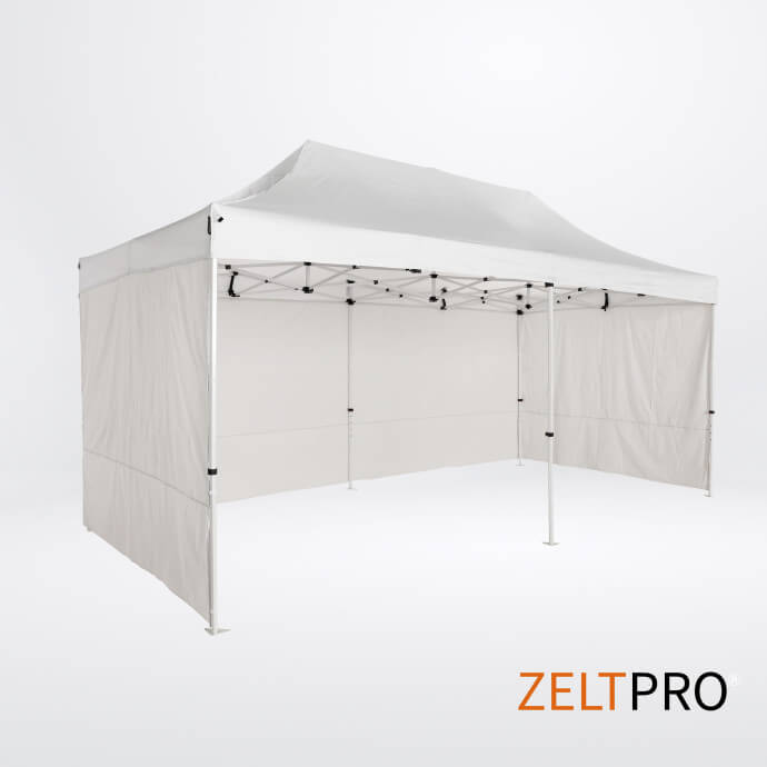Faltpavillon 3x6 Weiß Zeltpro PROFRAME 3