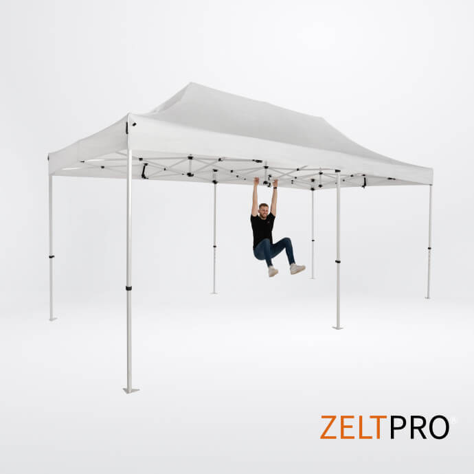 Faltpavillon 3x6 Weiß Zeltpro PROFRAME 4