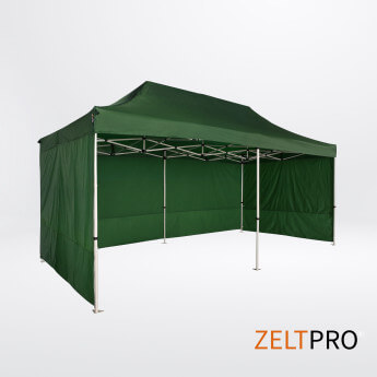 Faltpavillon 3x6 Grün Zeltpro PROFRAME 2