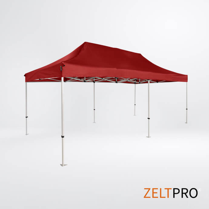 Faltpavillon 3x6 Rot Zeltpro PROFRAME 2