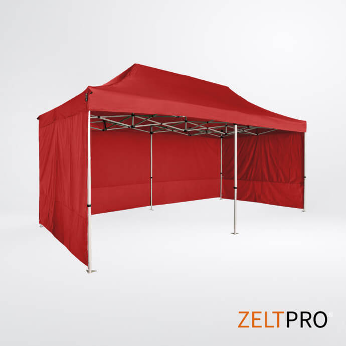 Faltpavillon 3x6 Rot Zeltpro PROFRAME 4