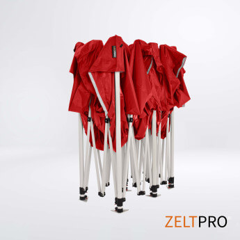 Faltpavillon 3x6 Rot Zeltpro PROFRAME 5