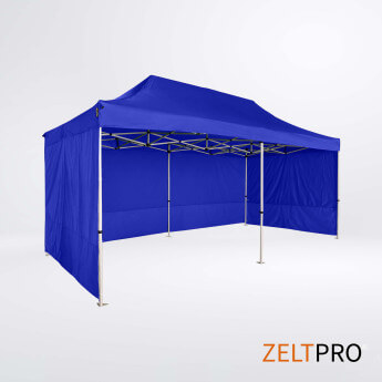 Faltpavillon 3x6 Blau Zeltpro PROFRAME 4