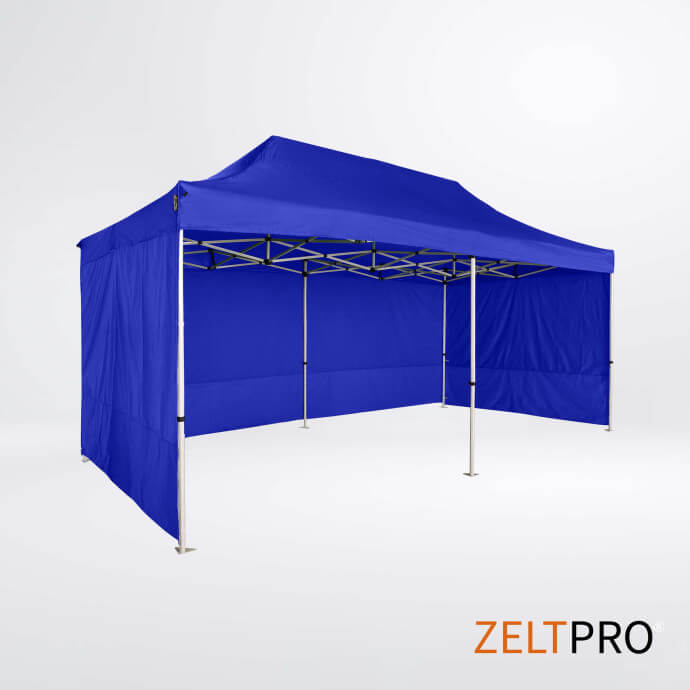 Faltpavillon 3x6 Blau Zeltpro PROFRAME 4
