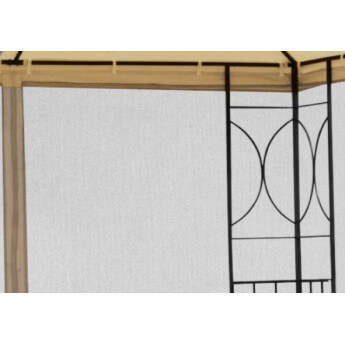Gartenpavillon Zeltpro Classic 300x300 creme 3