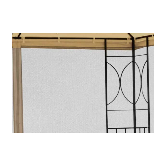 Gartenpavillon Zeltpro Classic 300x300 creme 3