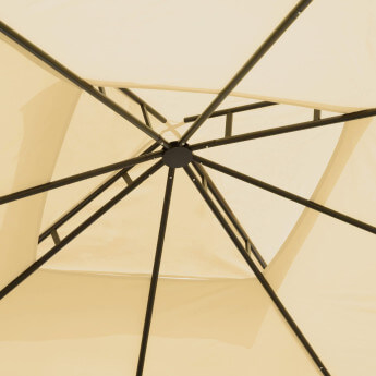 Gartenpavillon Zeltpro Classic 300x300 creme 9