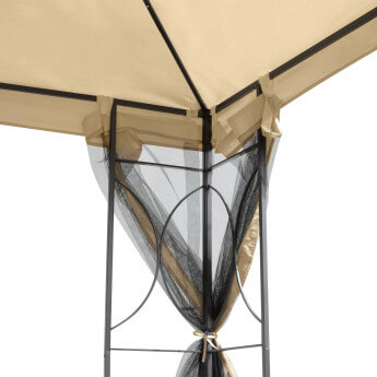 Gartenpavillon Zeltpro Classic 300x300 creme 10