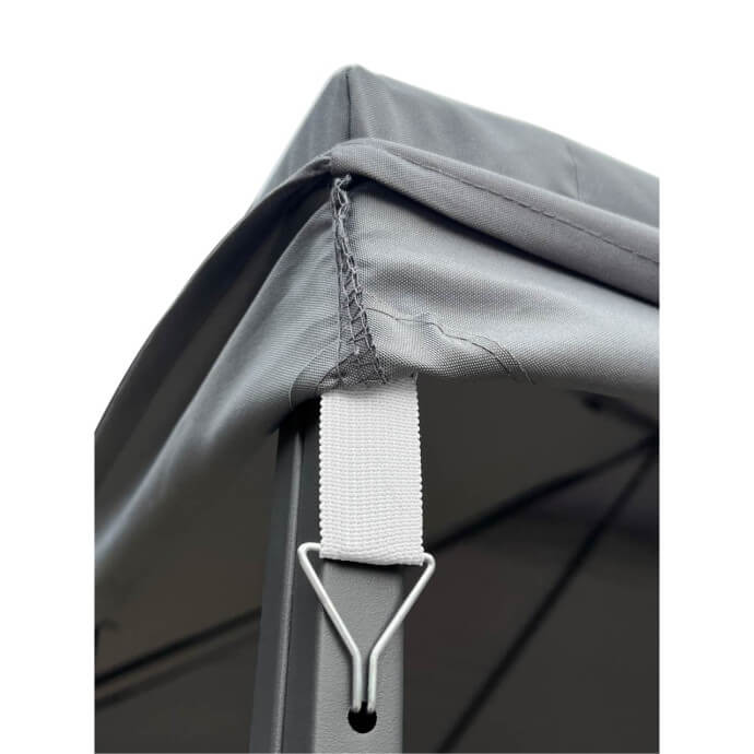 Gartenpavillon Zeltpro Classic 300x300 grau 4