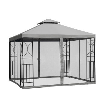 Gartenpavillon Zeltpro Classic 300x300 grau 3