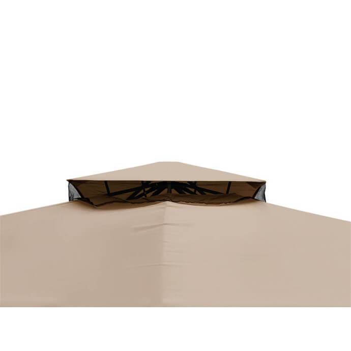 Gartenpavillon Zeltpro Classic 300x300 braun 5