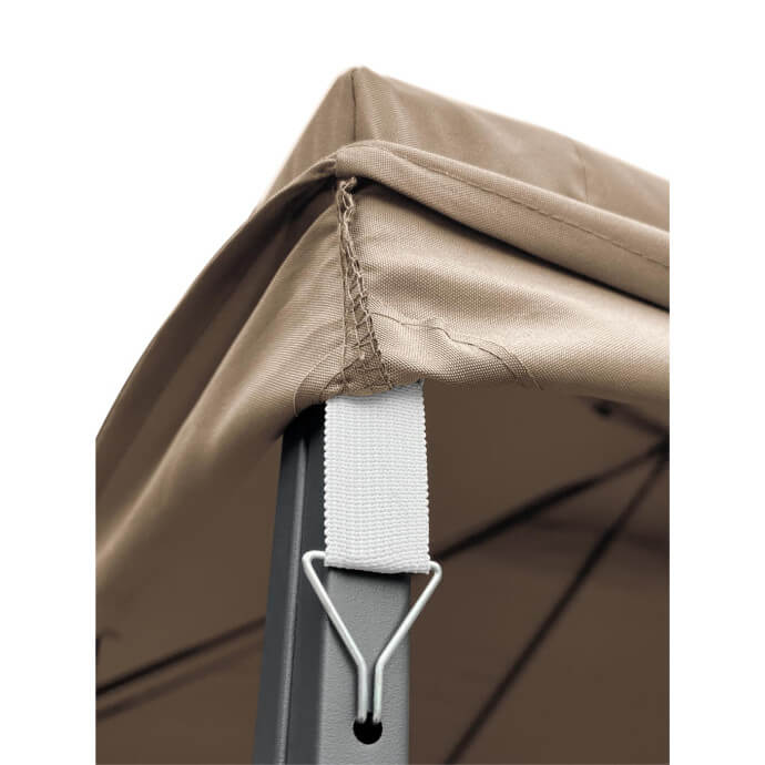 Gartenpavillon Zeltpro Classic 300x300 braun 4
