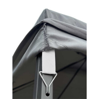 Gartenpavillon Zeltpro Classic 300x400 grau 4