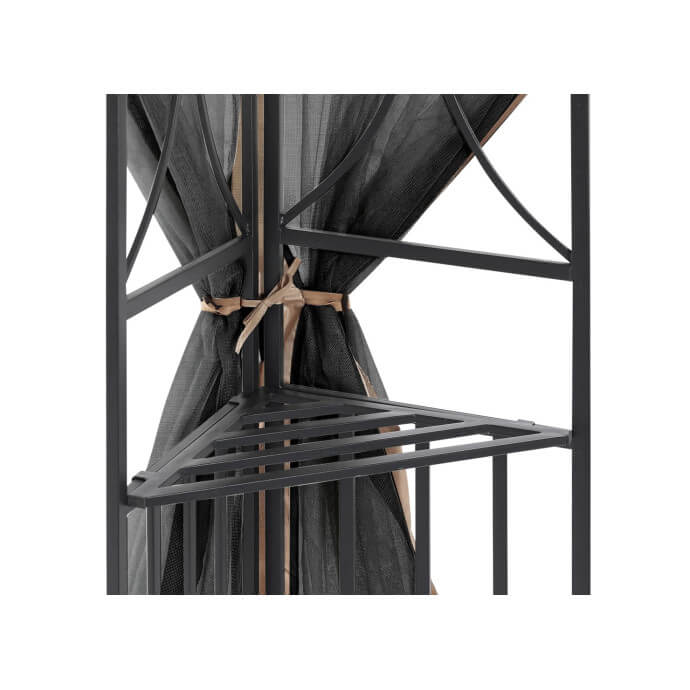 Gartenpavillon Zeltpro Classic 300x400 braun 6