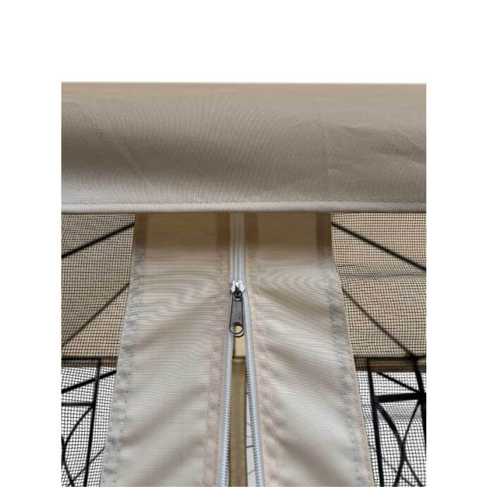 Gartenpavillon Zeltpro Classic 300x400 creme 9