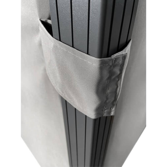 Gartenpavillon Zeltpro Deluxe 300x300 grau 6