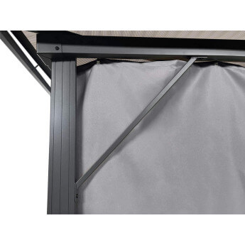 Gartenpavillon Zeltpro Deluxe 300x300 grau 7
