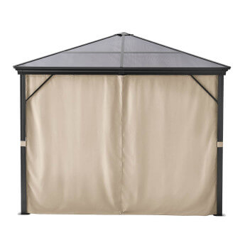 Gartenpavillon Zeltpro Deluxe 300x400 braun 5