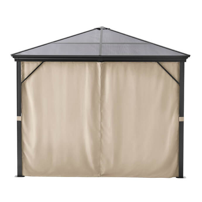 Gartenpavillon Zeltpro Deluxe 300x400 braun 5