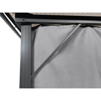 Gartenpavillon Zeltpro Deluxe 300x400 grau 6