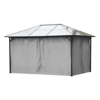Gartenpavillon Zeltpro Deluxe 300x400 grau 3