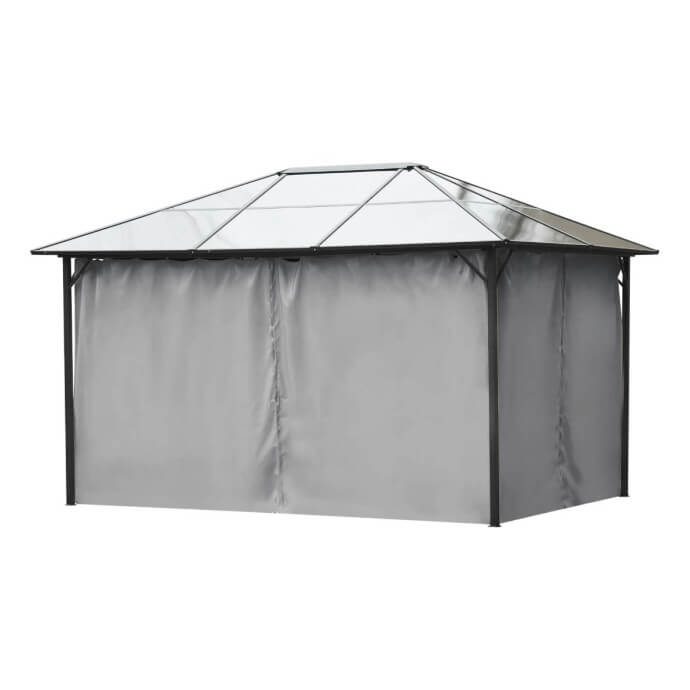 Gartenpavillon Zeltpro Deluxe 300x400 grau 3