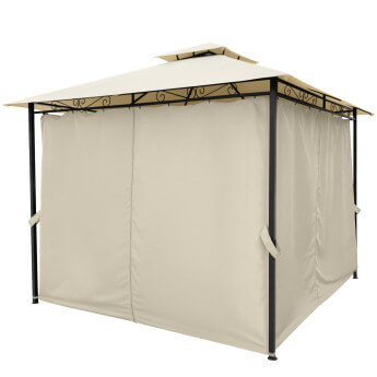Gartenpavillon Zeltpro Prime 300x300 creme 2