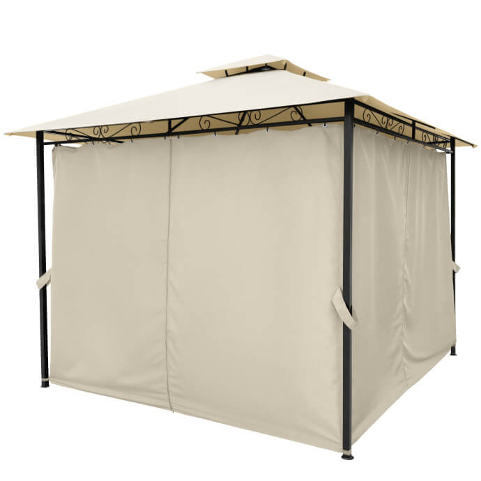 Gartenpavillon Zeltpro Prime 300x300 creme 2