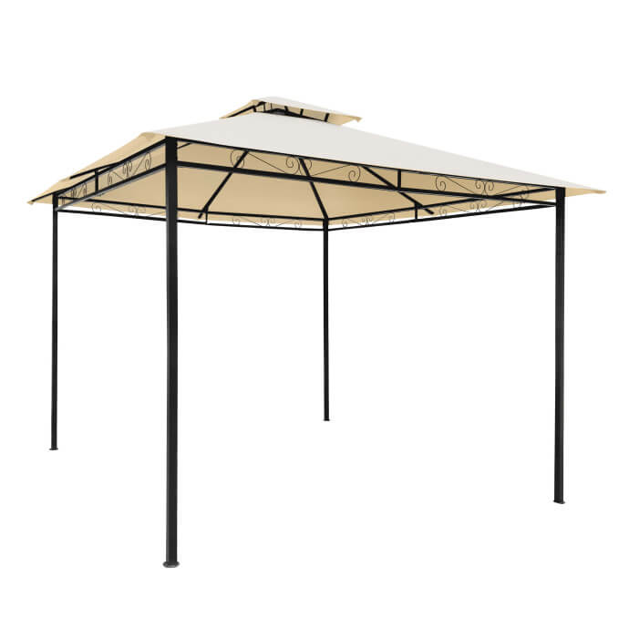 Gartenpavillon Zeltpro Prime 300x300 creme 3
