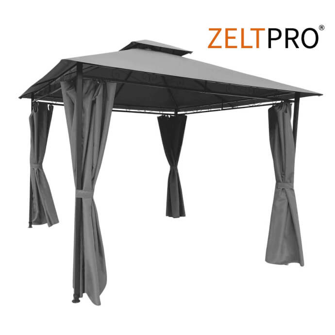 Gartenpavillon Zeltpro Prime 300x300 grau 1
