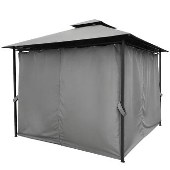 Gartenpavillon Zeltpro Prime 300x300 grau 3
