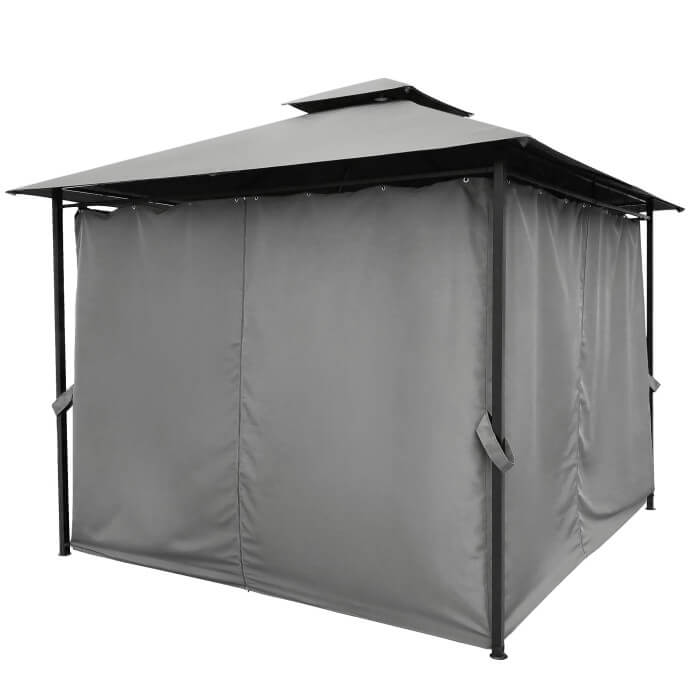 Gartenpavillon Zeltpro Prime 300x300 grau 3