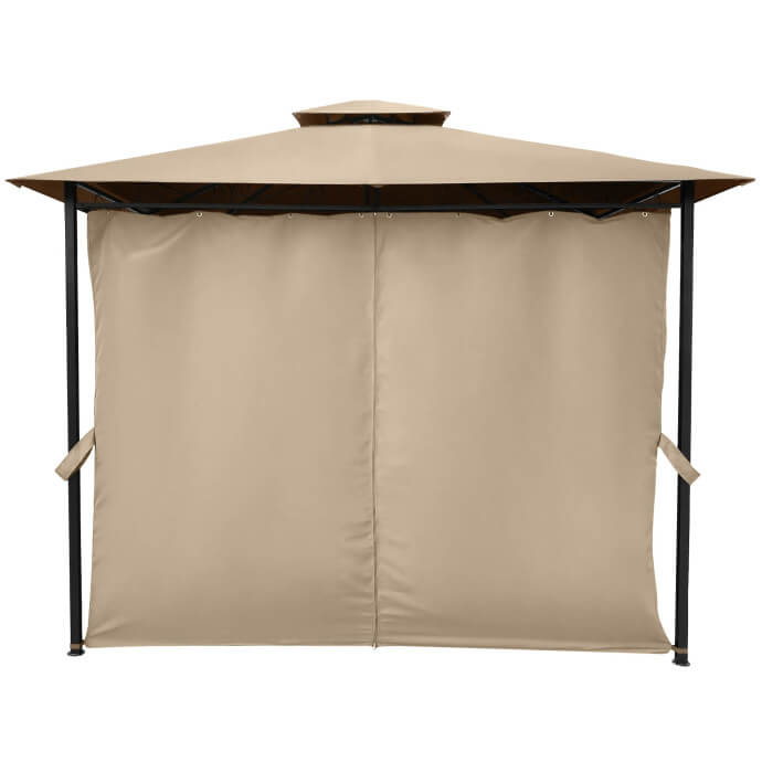 Gartenpavillon Zeltpro Prime 300x300 braun 4